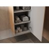 Vysoká závesná kúpeľňová skrinka Lavedo Melony Beige 170, MLP-170-BG
