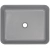 Aplomo Temisto 50 granitové umývadlo na dosku, sivé, CQT_SU5S