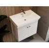 Lavedo Tessera White 60 kúpeľňová skrinka s umývadlom, TSR-60_WHITE