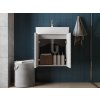 Lavedo Tessera White 50 kúpeľňová skrinka s umývadlom, TSR-50_WHITE