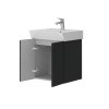 Lavedo Tessera Black 50 kúpeľňová skrinka s umývadlom, TSR-50_BLACK