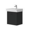 Lavedo Tessera Black 60 kúpeľňová skrinka s umývadlom, TSR-60_BLACK