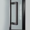 Masážny sprchovací box Kerra Orion Black Glass 90 × 90, MBOBG90