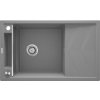 Aplomo Magnetic 82 granitový drez s odkapávačom, metalická sivá, ZRM_S113