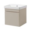 Lavedo Vivace Mokko Air 50 kúpeľňová skrinka s umývadlom, VIV-TP-1-D-50-MOKKO