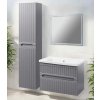Lavedo Aria Grey 80 kúpeľňová skrinka s umývadlom, ARIA-GR-TNB-2-D-80