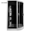 Aplomo Trixy Black 120x85x215 Masážny sprchový box Orientácia: pravá, MO-18218BLP