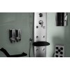 Aplomo Trixy Silver 120x85x215 masážny sprchový box Orientácia: pravá, MO-18218SP