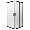 Kerra Soho SQ čierny štvorcový sprchový kút Rozmery sprchového kúta: 80x80cm, 31938_80X