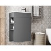 Lavedo Amadeo II Anthracite 50 kúpeľňová skrinka s umývadlom, AMADEO_T-50_ANTHRACITE