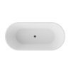 Besco Deeva voľne stojaca akrylátová vaňa Dĺžka vane: 150 cm, WWA-150-DCH