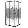 Kerra Pixel SQ Black štvorcový sprchový kút Veľkosť sprchového kúta: 80x80cm, PIXELBL80