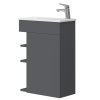 Lavedo Amadeo Antracit 50 kúpeľňová skrinka s umývadlom, AMADEO_T-40_ANTHRACITE
