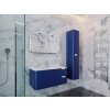 Lavedo Velluto Blue 120 závesná nízka kúpeľňová skrinka, VELLUTO_VLTP-120_BLUEBL
