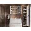 Lavedo Savona 100 zrkadlová kúpeľňová skrinka s LED podsvietením, SAVONA-NEW-SVM-100WHITE
