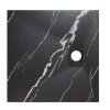 Besco Vexo štvorcová sprchová vanička, mramorová čierna Veľkosť vaničky: 90x90cm, VMB-90-90-K