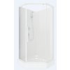 Päťhranný sprchový box Savana Veduta Diamond White 90x90, Y804W-90