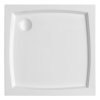 Polimat Patio štvorcová vysoká sprchová vanička Veľkosť vaničky: 80x80cm, 00732