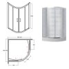 Besco Modern 165 štvrťkruhový sprchový kút Rozmery sprchového kúta: 80x80cm, MP-80-165-C