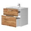 Lavedo Afina Piedra biela/dub botan 70 kúpeľňová skrinka s umývadlom, AF-70-PIE-WWO2