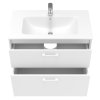 Lavedo Afina Piedra White 80 kúpeľňová skrinka s umývadlom, AF-80-PIE-WH
