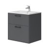 Lavedo Afina Piedra Grey 60 kúpeľňová skrinka s umývadlom, AF-60-PIE-GR
