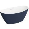 Polimat Mango 150x75 voľne stojaca akrylátová vaňa, modrá, 00525