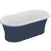 Polimat Amona voľne stojaca akrylátová vaňa 150x75, modrá, 00507