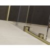 Besco Vayo Walk In sprchový kút, zlatý Veľkosť: 130 cm, VYG-130-200C