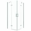 Kerra Flow štvorcový sprchový kút, chróm Veľkosť krytu: 80x80cm, FL80CH