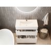 Lavedo Neo White 80 kúpeľňová skrinka s umývadlom, NEO-80W