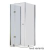 Aplomo Fresh Line 90x90 štvorcový sprchový kút Orientácia: ľavá, BK248T09XL