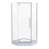 Savana Veduta Agat 90x90 päťuholníkový sprchový kút s vaňou, Y8706C