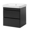 Lavedo Vivace Air 80 Antracit - závesná kúpeľňová skrinka s keramickým umývadlom, VIV-ANT-80-AIR