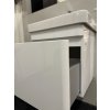 Lavedo Vivace White Air 50 kúpeľňová skrinka s umývadlom, lesklá, VIV-TP-1-D-50-WH