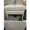 Lavedo Vivace White Air 50 kúpeľňová skrinka s umývadlom, lesklá, VIV-TP-1-D-50-WH