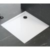 Polimat Perrito White Square Shower Tray, Cast Marble Tray Size: 90x90cm, 00560