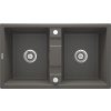 Aplomo Eridan 2 granitový drez, antracitová metalíza, ZQE_T203