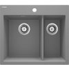 Aplomo Eridan 1,5 granitový drez, sivá metalíza, ZQE_S503