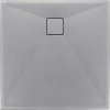 Aplomo Correo štvorcová sprchová vanička, sivá Veľkosť vaničky: 90x90cm, KQR_S41B