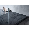 Aplomo Correo obdĺžniková sprchová vanička, čierna Veľkosť vaničky: 120x70cm, KQR_N73B