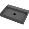 Aplomo Correo 60 granitové umývadlo na dosku, antracit, CQR_TU6S