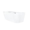 Aplomo Mono voľne stojaca akrylátová vaňa, štandardný okraj Dĺžka vane: 160 cm, E029-160