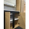 Lavedo Black Wood 100 kúpeľňová skrinka s umývadlom z liateho mramoru, BL-W-100
