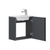 Lavedo Leo Antracit 50 kúpeľňová skrinka s umývadlom, LEO-ANT-50