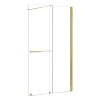 Rea Cortis Walk In sprchový kút, zlatý Veľkosť sprchových dverí: 120 cm, REA-K8485