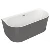 Polimat Sola I voľne stojaca akrylátová vaňa, grafitová Dĺžka vane: 160 cm, 00171