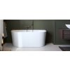 Polimat Sola I voľne stojaca akrylátová vaňa, biela Dĺžka vane: 160 cm, 00330