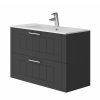 Lavedo Ossy 80 kúpeľňová skrinka s umývadlom, grafit, OSC-80GR