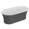 Polimat Amona voľne stojaca akrylátová vaňa 150x75, grafitová, 00413